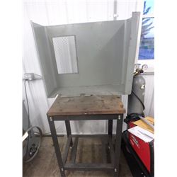 Small Work Bench Set up as Welding Table