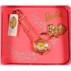 Image 1 : Limited Edition Barbie Fossil Watch In Lunchbox Tin 1994 Pretty And Pink Leather