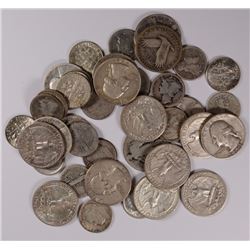 MIXED LOT OF SILVER COINS $6.65 FACE VALUE