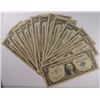 Image 1 : $1 SILVER CERTIFICATES (9) 1935, & (8) 1957