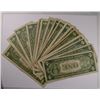 Image 2 : $1 SILVER CERTIFICATES (9) 1935, & (8) 1957
