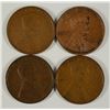 Image 1 : (4) 1909 VDB LINCOLN CENTS