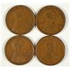 Image 1 : (4) 1912-S LINCOLN CENTS