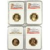 Image 1 : (4) PROOF SACAGEWEA DOLLARS NGC PF-70'S !!!! (2000, 2002, 2003, 2005)