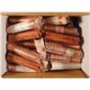 Image 1 : Box of 40 BU & Unc Rolls of Lincoln Cents. Various Years. 1959-2006.