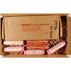 (50) 1979 & (50) 1976 Rolls of Unc Lincoln Cents.