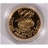 Image 2 : 1988 $5 OLYMPIC GOLD COMMEMORATIVE BU