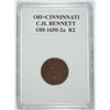 Image 1 : CIVIL WAR TOKEN OHIO, CINCINNATI  OH 1650 2a R2 VF