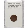 Image 1 : CIVIL WAR TOKEN OHIO, CLARKSBURG  OH 170 B-1a R6 FINE