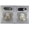 Image 2 : 2003 & 2004 AMERICAN SILVER EAGLES, PCGS MS-69