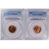 Image 1 : 1939-S & 1940 LINCOLN CENTS, PCGS MS-66