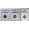 Image 1 : (3) JEFFERSON NICKELS: 1942 PCGS MS-65, 1942 NGC MS-65 & 1992-S PCGS PR-69 DCAM
