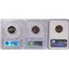 Image 2 : (3) JEFFERSON NICKELS: 1942 PCGS MS-65, 1942 NGC MS-65 & 1992-S PCGS PR-69 DCAM