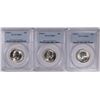 Image 1 : ( 3 ) 1940-S WASHINGTON QUARTERS, PCGS MS-65