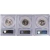 Image 2 : 3 WASHINGTON QUARTERS 1940-S, 56-D, & 57 ALL PCGS MS-65