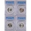 Image 1 : ( 4 ) 1950 WASHINGTON QUARTERS, PCGS MS-65