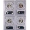 Image 2 : ( 4 ) 1950 WASHINGTON QUARTERS, PCGS MS-65