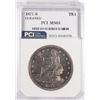 Image 1 : 1877-S TRADE DOLLAR PCI MS-63 CLEANED