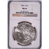 Image 1 : 1881-S MORGAN SILVER DOLLAR, NGC MS-63