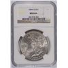 Image 1 : 1884-O MORGAN SILVER DOLLAR, NGC MS 64+