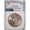 Image 1 : 1891 MORGAN SILVER DOLLAR, PCI MS-64  WHITE