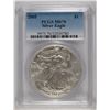 Image 1 : 2005 AMERICAN SILVER EAGLE, PCGS MS-70 RARE LISTS IN PCGS PRICE GUIDE AT $700.00
