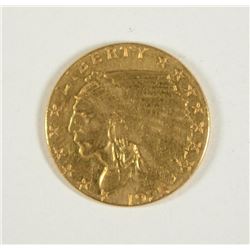 1925-D $2.5 GOLD INDIAN XF/AU