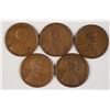 Image 1 : (5) 1915-S LINCOLN CENTS
