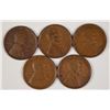 Image 1 : (5) 1922-D LINCOLN CENTS
