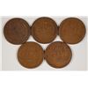 Image 2 : (5) 1922-D LINCOLN CENTS