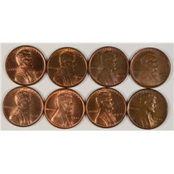 (8) BU LINCOLN CENTS (1909, 1926, 1930, 1933, 1934, 1935, 1935-D, 1936)