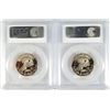 Image 2 : (2) 1999 PROOF SUSAN B ANTHONY DOLLARS PCGS PR-69'S DCAM