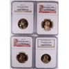 Image 1 : (4) PROOF SACAGEWEA DOLLARS NGC PF-70'S UC !!!! (2002, 2003, 2005, 2007)