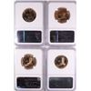 Image 2 : (4) PROOF SACAGEWEA DOLLARS NGC PF-70'S UC !!!! (2002, 2003, 2005, 2007)