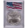 Image 1 : 2001 SILVER AMERICAN EAGLE PCGS GEM UNC (WORLD TRADE CENTER GROUND RECOVERY ZONE