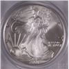 Image 2 : 2001 SILVER AMERICAN EAGLE PCGS GEM UNC (WORLD TRADE CENTER GROUND RECOVERY ZONE
