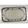 Image 2 : "AMERICAN FLAG" ONE OUNCE .999 SILVER INGOT SEALED IN ORIG PLASTIC