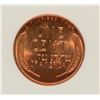 Image 3 : 1954-S LINCOLN CENT, CCGS MS-67 RED  LISTS FOR 175.00