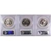 Image 2 : ( 3 ) 1958-D FRANKLIN HALF DOLLARS, PCGS MS-64