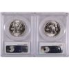 Image 2 : ( 2 ) 1959-D FRANKLIN HALF DOLLARS, PCGS MS-64 FBL