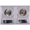 Image 2 : ( 2 ) 1960 FRANKLIN HALF DOLLARS, PCGS MS-64
