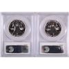 Image 2 : ( 2 ) 1962 FRANKLIN HALF DOLLARS, PCGS PROOF-66