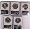 Image 2 : ( 5 ) 1986-D KENNEDY HALF DOLLARS, NGC MS-66