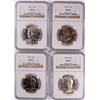 Image 1 : ( 4 ) 1987-D KENNEDY HALF DOLLARS, NGC MS-66