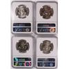 Image 2 : ( 4 ) 1987-D KENNEDY HALF DOLLARS, NGC MS-66