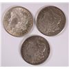 Image 1 : 1921 P,D&S MORGAN SILVER DOLLARS, NICE CIRCS