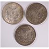 Image 2 : 1921 P,D&S MORGAN SILVER DOLLARS, NICE CIRCS