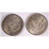 Image 2 : 1896 & 1921 MORGAN SILVER DOLLARS, XF