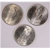 Image 2 : 1922, 1923 & 1924 BU PEACE SILVER DOLLARS