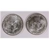 Image 2 : ( 2 ) 1991 AMERICAN SILVER EAGLES, UNC.